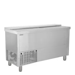 Refrigerated counter for crates and bottles TEFCOLD BHC150X1