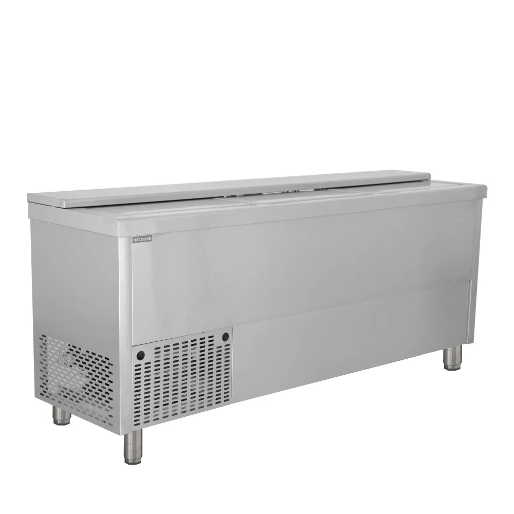 Refrigerated counter for crates and bottles TEFCOLD BHC200X1