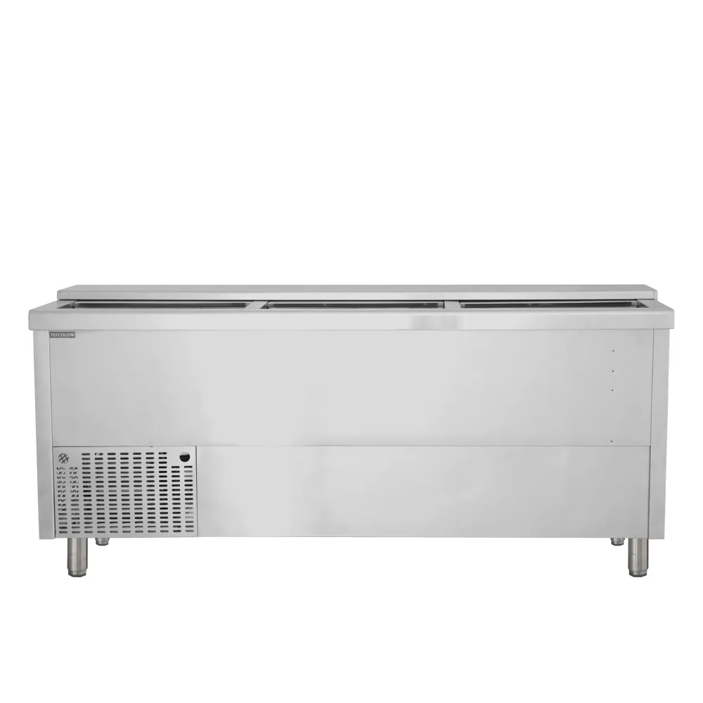 Refrigerated counter for crates and bottles TEFCOLD BHC200X1