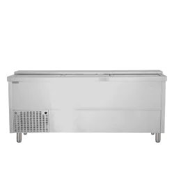 Refrigerated counter for crates and bottles TEFCOLD BHC200X1
