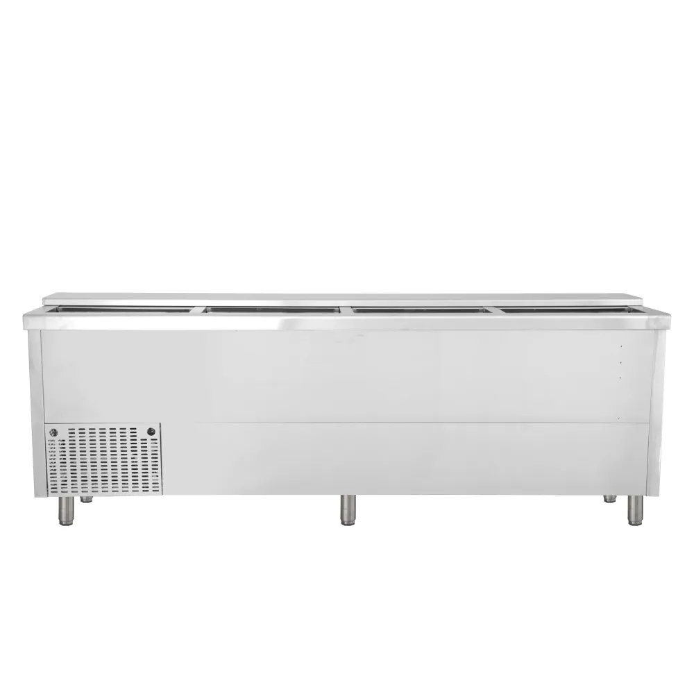Refrigerated counter for crates and bottles TEFCOLD BHC250X1