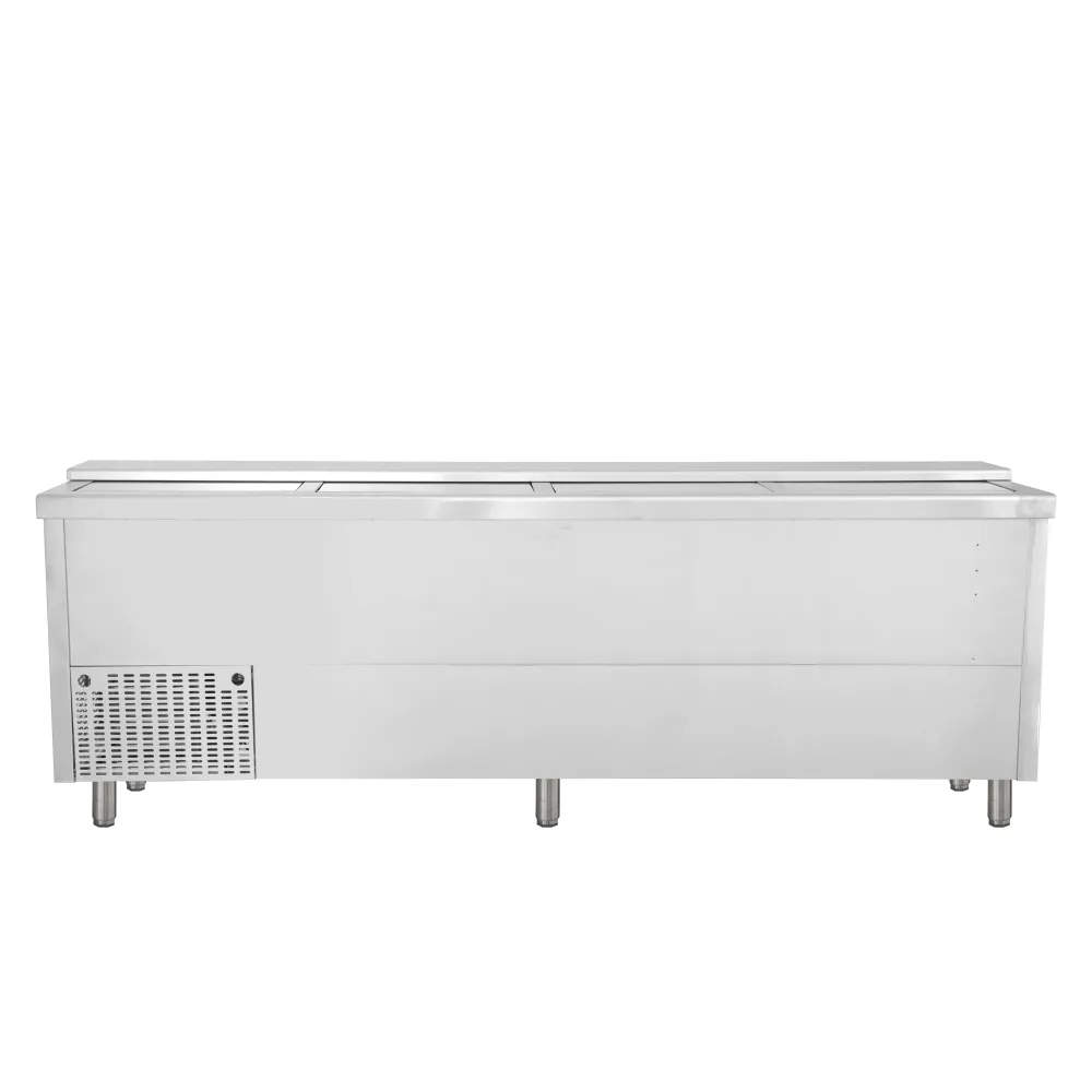 Refrigerated counter for crates and bottles TEFCOLD BHC250X1