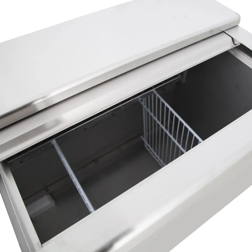 Refrigerated counter for crates and bottles TEFCOLD BHC100X1