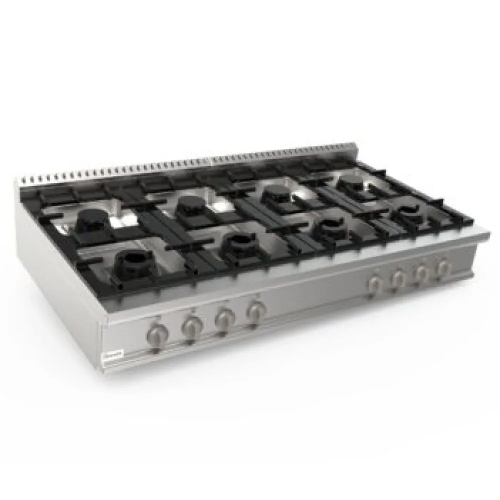 Tabletop gas hob CASTA LQ/CUG8BB.8G