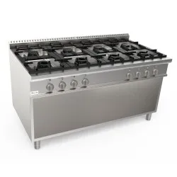 Gas hob with stand or neutral cabinet CASTA LQ/CUG8BA.8G