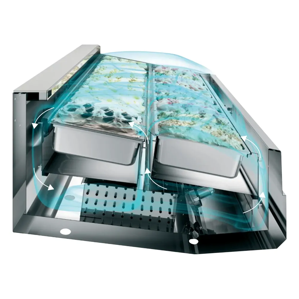 Chest freezer showcase TEFCOLD SUPER CAPRI 18