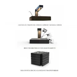 Mobile heated surface SAYL BUS-PI2-C