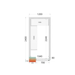 Cold room panel TEFCOLD 44037