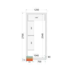 Cold room panel TEFCOLD 44039