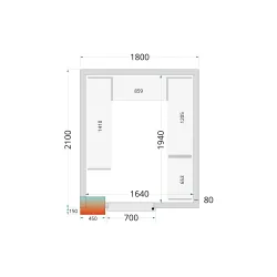 Cold room panel TEFCOLD 44074