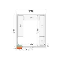Cold room panel TEFCOLD 44083