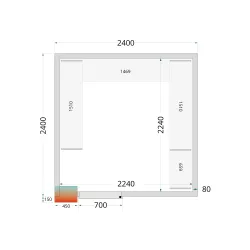 Cold room panel TEFCOLD 44088