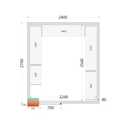 Cold room panel TEFCOLD 44090