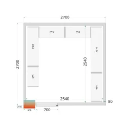 Cold room panel TEFCOLD 44094