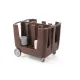 Plate storage, transport and warming trolley FORCAR 877906