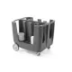 Plate storage, transport and warming trolley FORCAR 877906