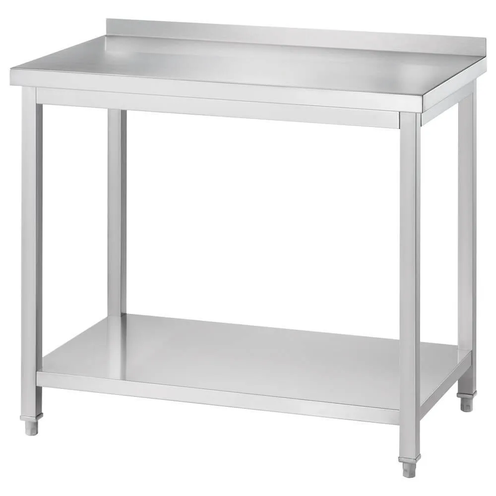 Stainless steel worktable with shelf GREDIL 671356