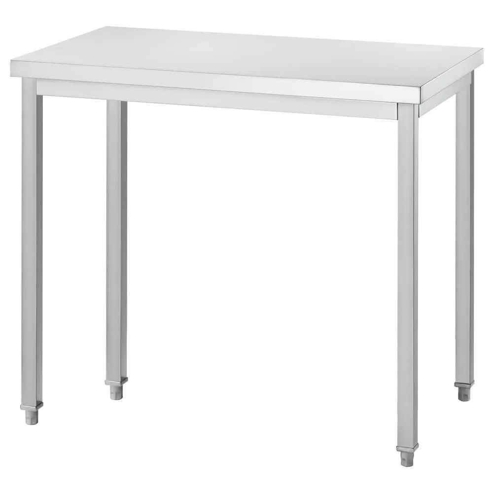 Central stainless steel table without shelf GREDIL 676126