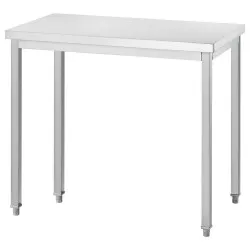 Central stainless steel table without shelf GREDIL 676126