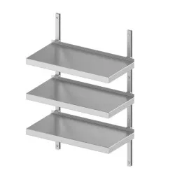 Wall shelf with three tiers Novameta LSX3-70/50/90