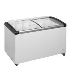 Ice cream chest freezer TEFCOLD IDB400-W1