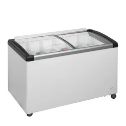 Ice cream chest freezer TEFCOLD IDB400-W1