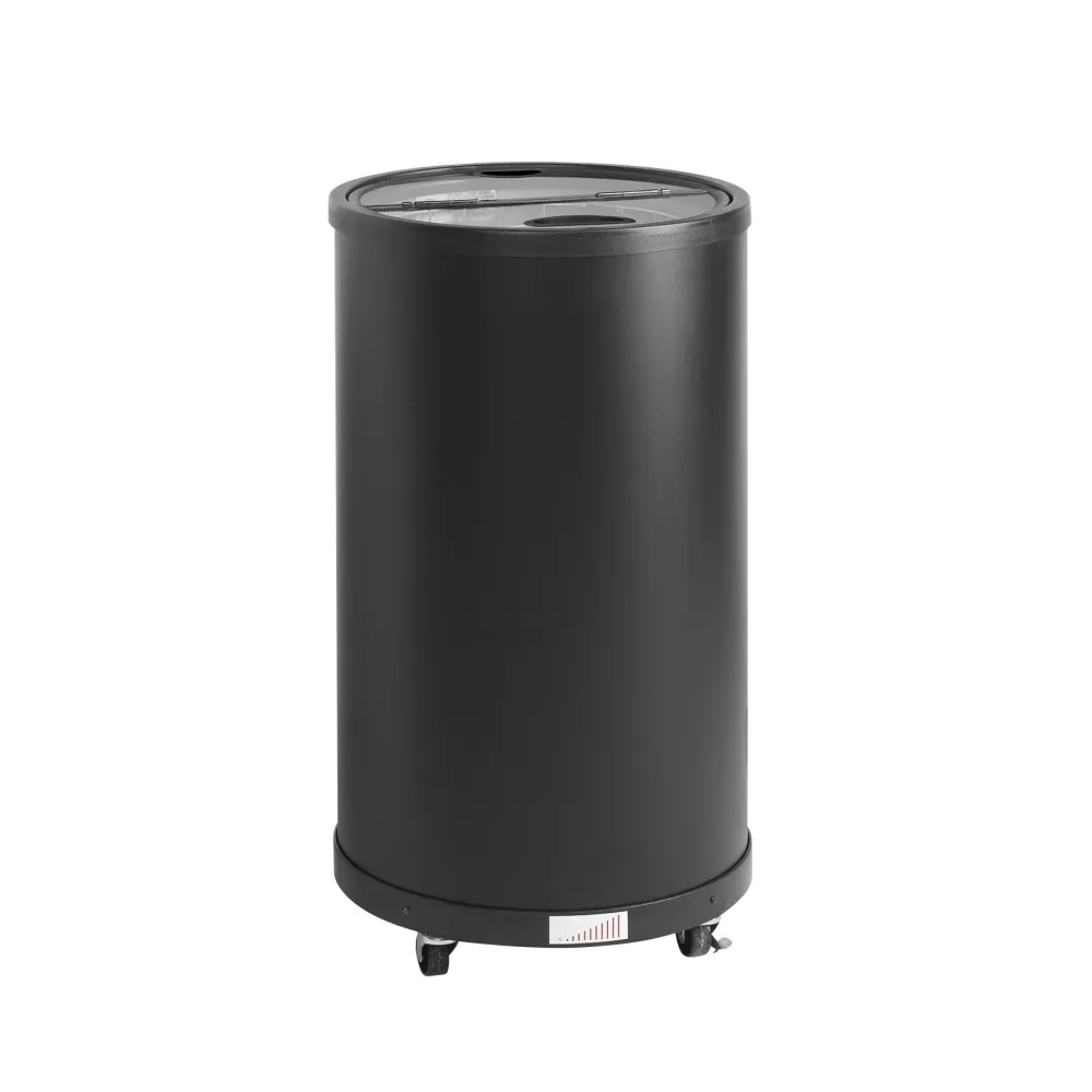 Cylindrical can display cabinet TEFCOLD BTA54-B1