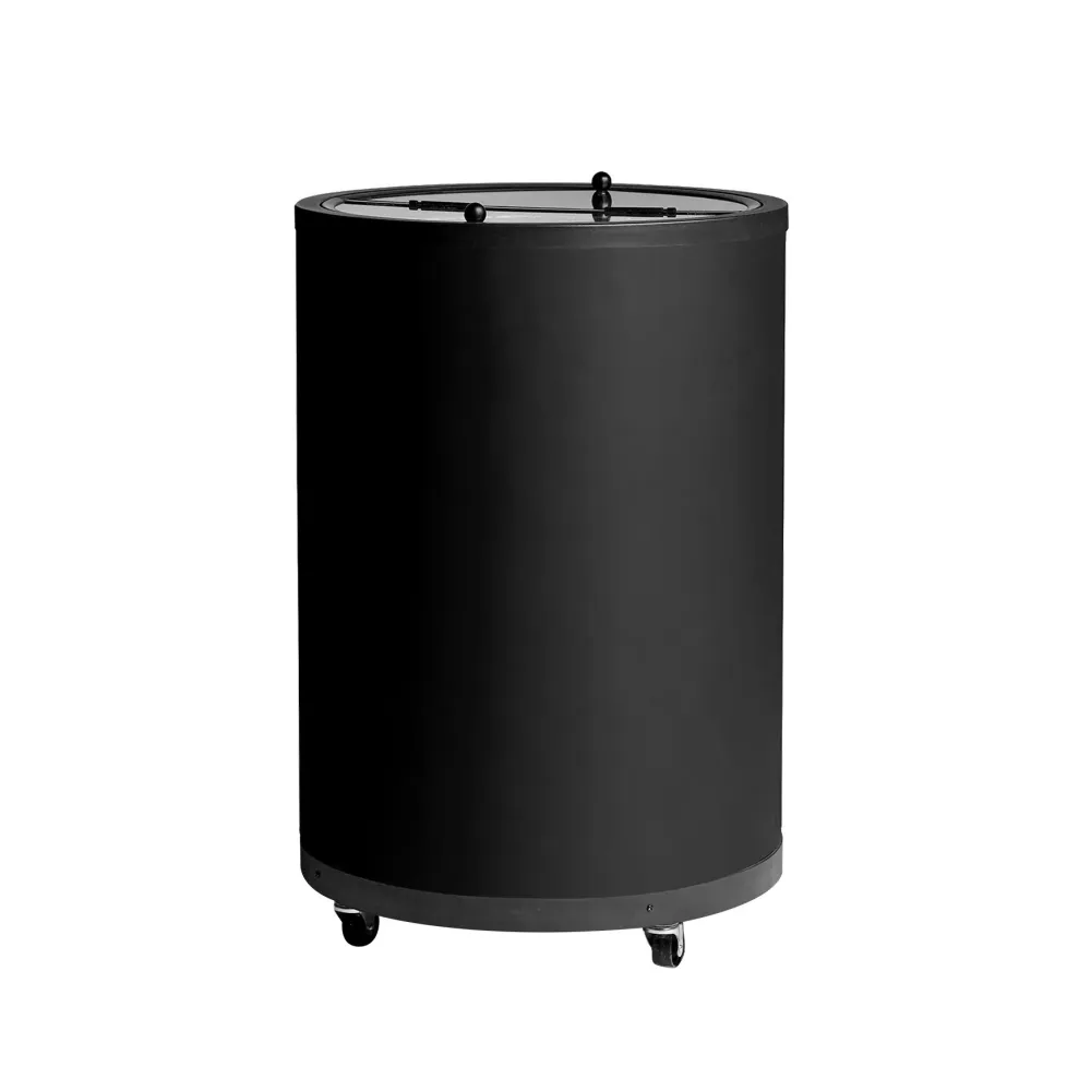 Cylindrical can display cabinet TEFCOLD BTA80-B1