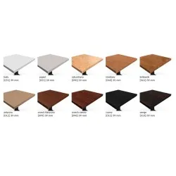 Veneered countertop BHS-HoReCa WOODEN-30MM-70-70