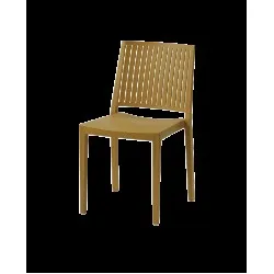 Terrace chair BHS-HoReCa KKA/GOMERA.STRIPES.315/TI/STM