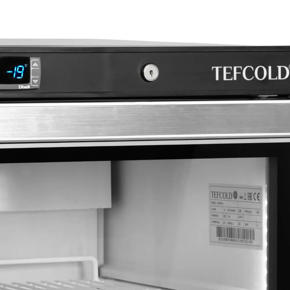 Mini display freezer TEFCOLD UF200VG