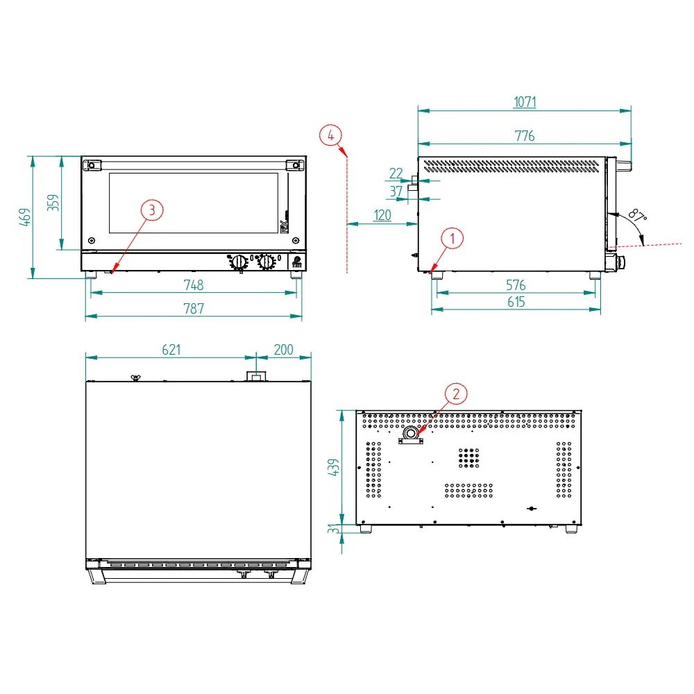 Convection oven FM industrial RX 603