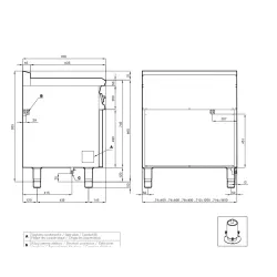 Electric fryer LOTUS 08090431X