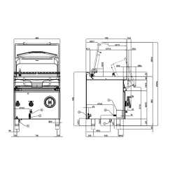 Gas deep fryer LOTUS 08340851