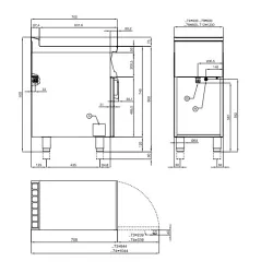 Electric griddle LOTUS 0808A431