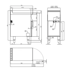 Electric griddle LOTUS 0808A831