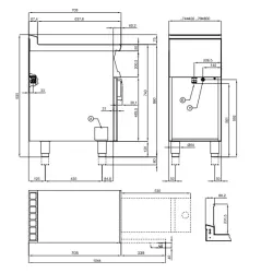 Electric fryer LOTUS 0809A430
