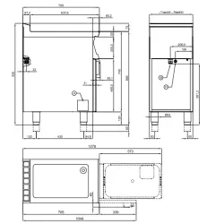 Electric deep fryer LOTUS 0807A433