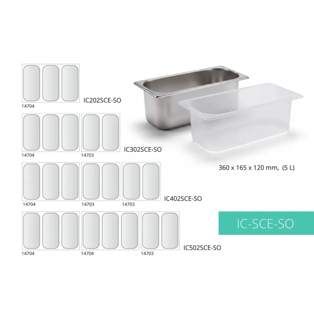 Ice Cream Display Cabinet TEFCOLD IC202SCE-SO