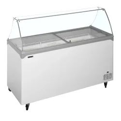 Chest freezer showcase TEFCOLD NIC502SC-SO