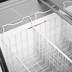 Chest freezer showcase TEFCOLD NIC502SC-SO