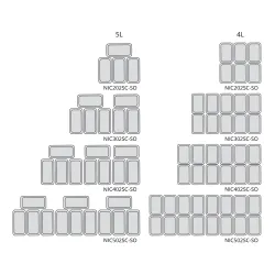 Chest freezer showcase TEFCOLD NIC502SC