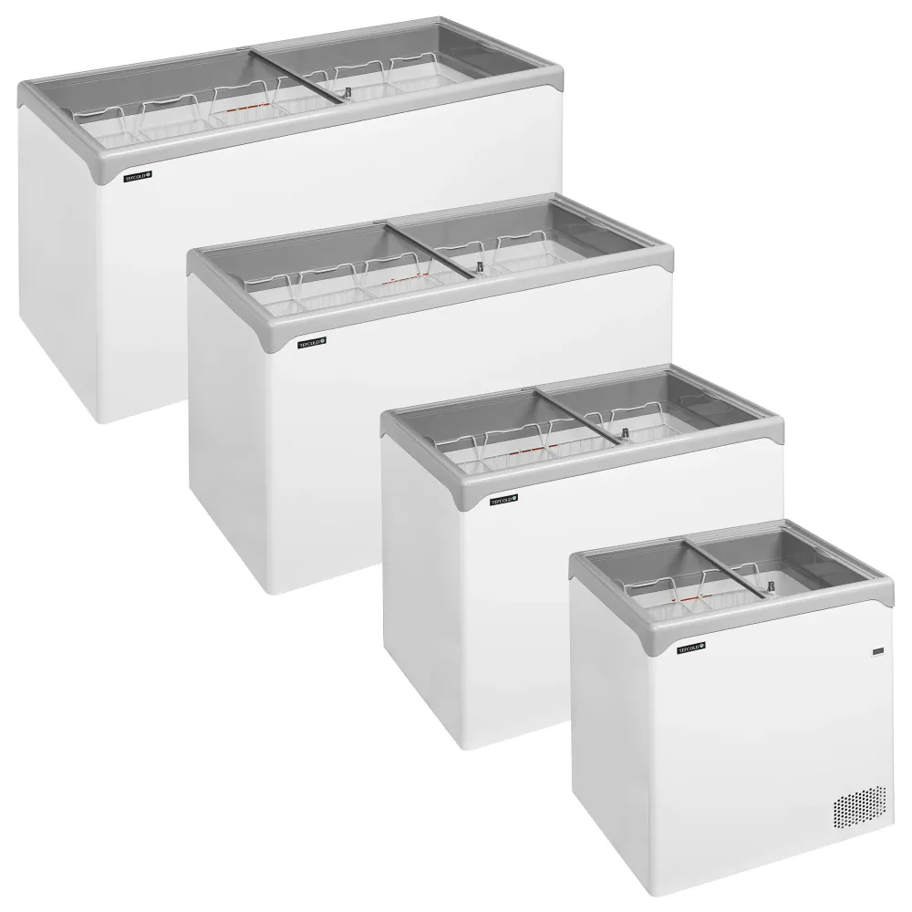 Chest freezer showcase TEFCOLD NIC502SC