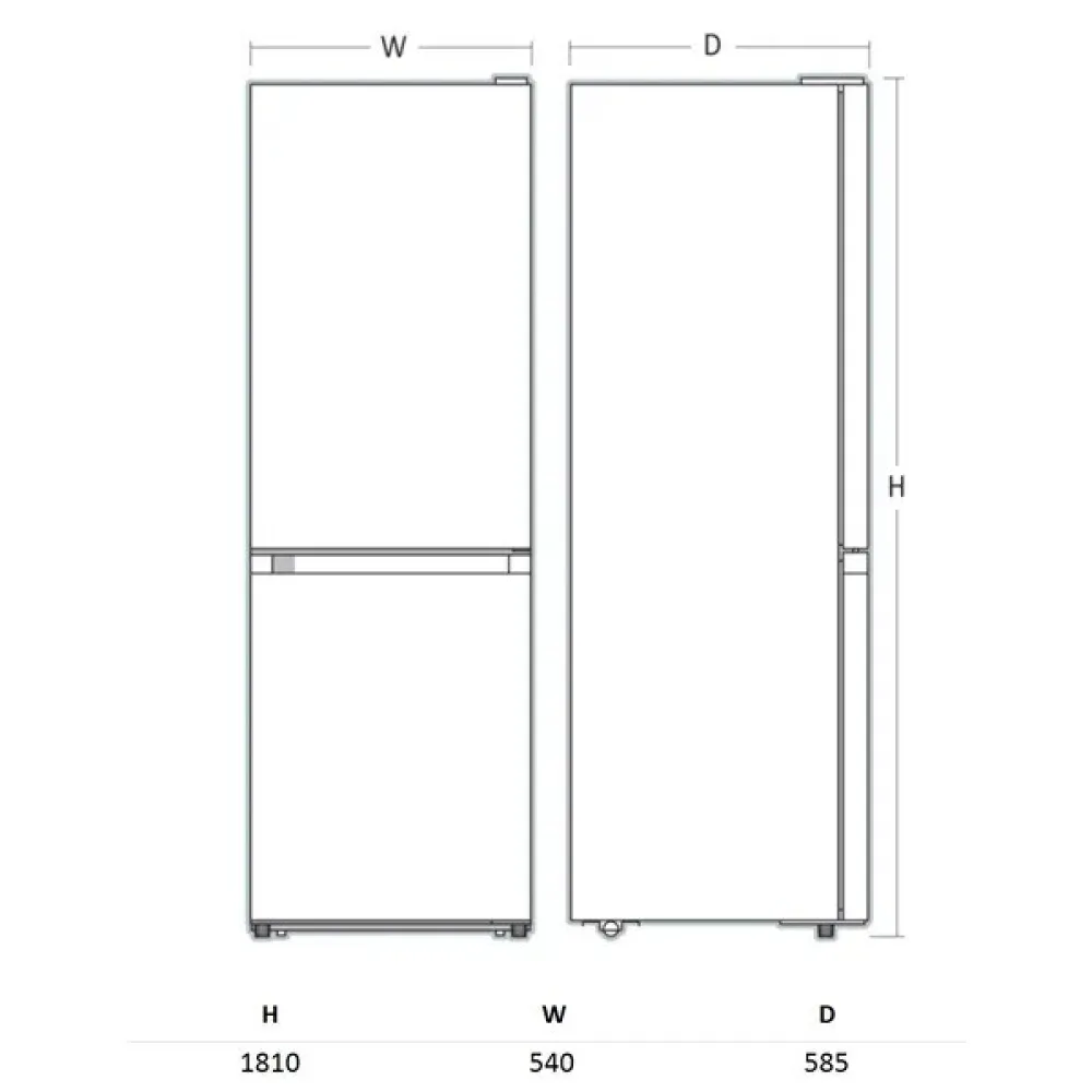Refrigerator Scandomestic HOME 700335CBF251MNFXC