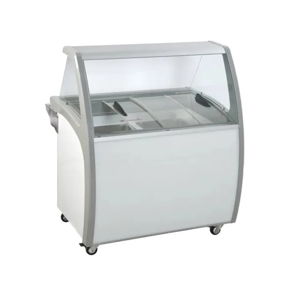 Chest freezer showcase SCANDOMESTIC 23424510000SIC6WBL