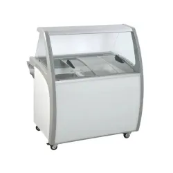 Chest freezer showcase SCANDOMESTIC 23424510000SIC6WBL