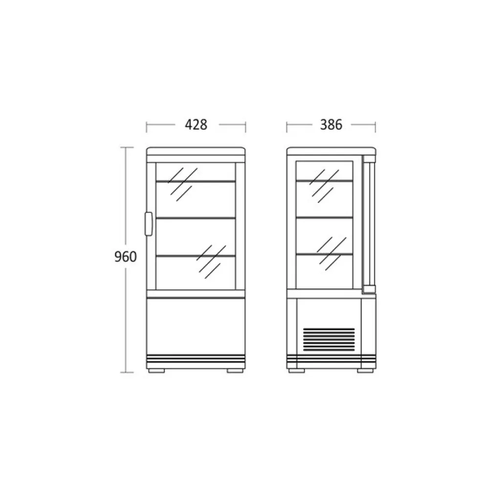 Refrigerated Display Cabinet SCANDOMESTIC 19310082WE10000