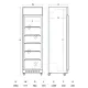 Refrigerated display cabinet SCANDOMESTIC 263111DCC420BD