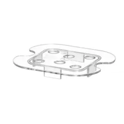 GN 1/6 drain tray, transparent