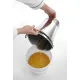 Polypropylene bucket with lid, 11.3 L, white